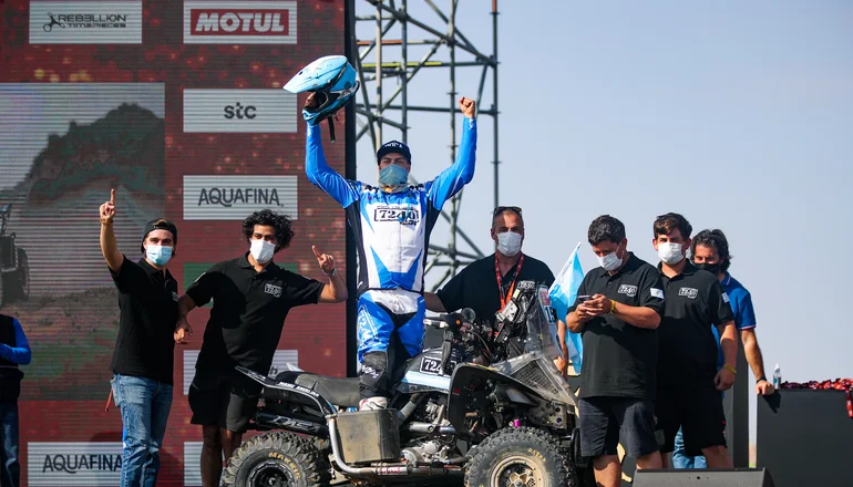 Andújar ganó la segunda etapa del Dakar en quads