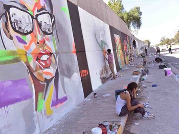 Encuentro de Muralistas y Grafiteros - San Luis, street art, muralismo