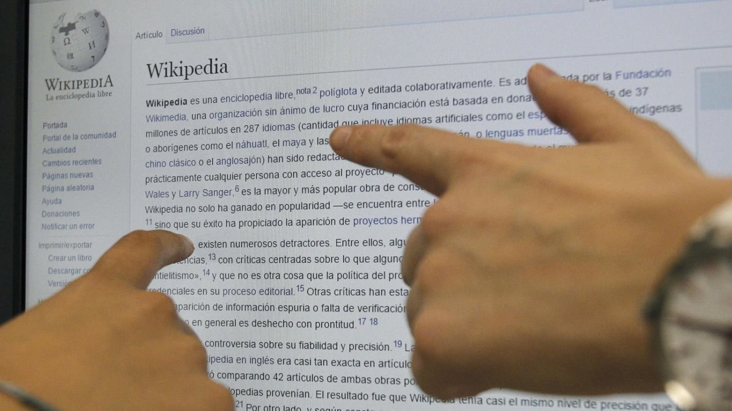 Wikipedia: Cumple 20 Años La Versión En Español | El Diario De La República