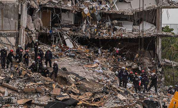 Aumentan a doce los muertos confirmados por el derrumbe del edificio en Miami - Vimarsana News