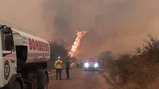 Córdoba: combaten un gigantesco incendio forestal | El Diario de ...