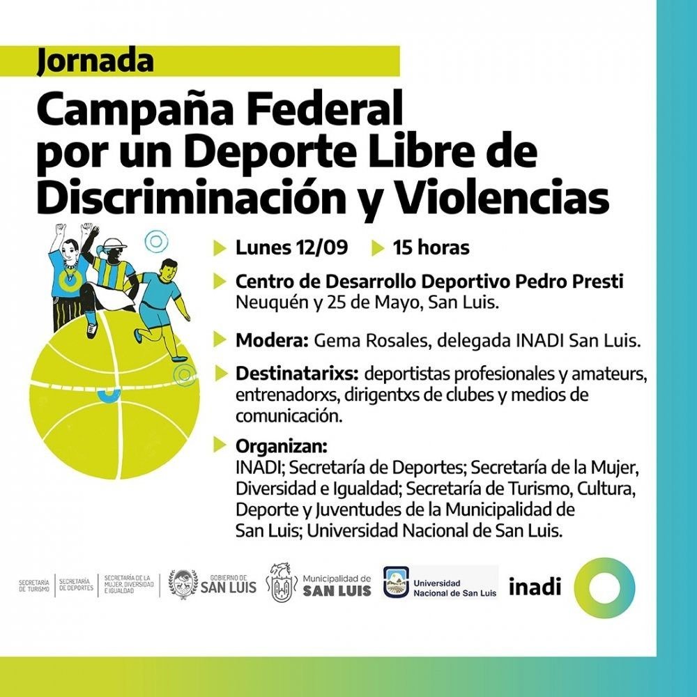 El INADI organiza el encuentro “Juventudes sin discriminación