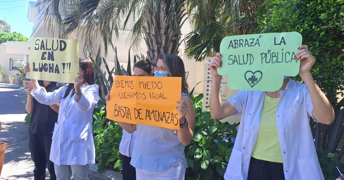 Trabajadores de la salud se manifestaron es distintos puntos de l